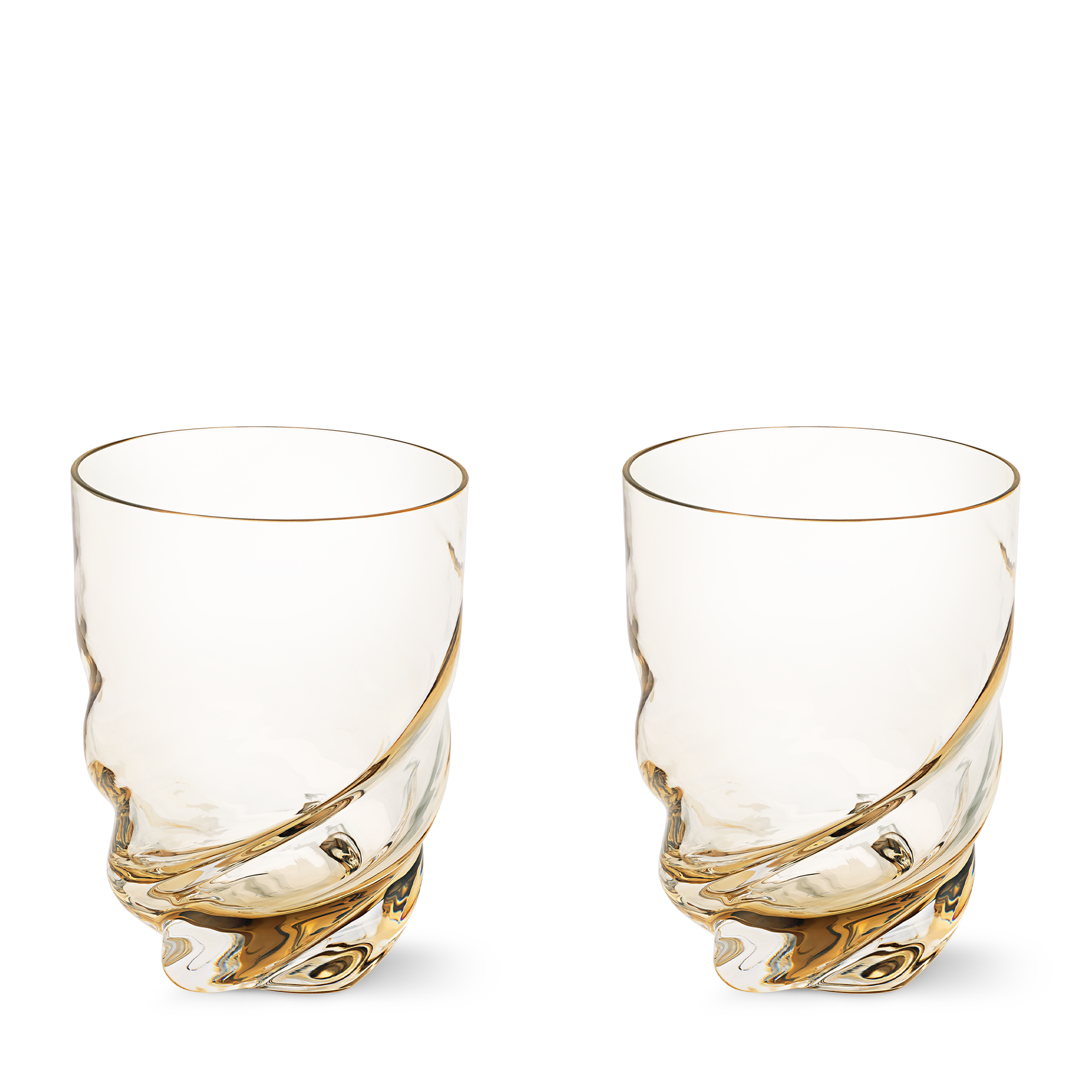 Set of 2 Twist Glasses - Trunks, Travel and Home - Home and Art of